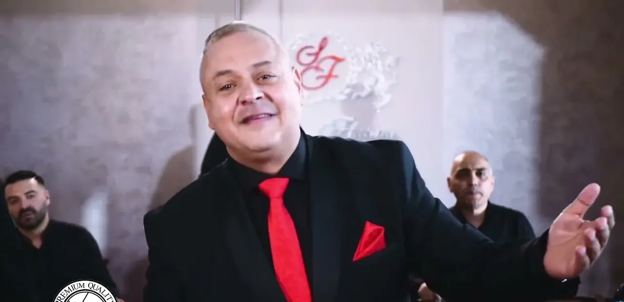 Ianoș Prahoveanu în timpul filmării unui videoclip